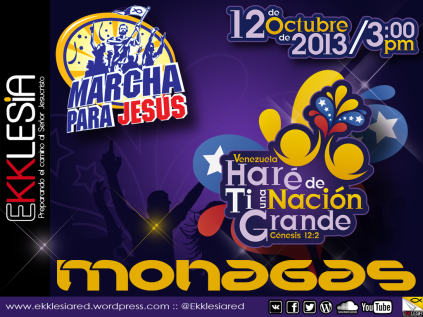 Marcha para Jesus Monagas 2013